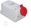 Gniazdo natynkowe OPTIMA-COMBI 3P+N+E 16A + 230V z wyłącznikiem 0-1 .1657-1FNS 513